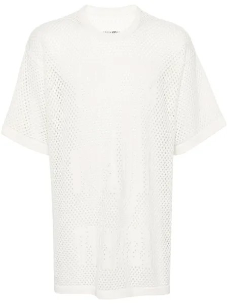 MM6 Maison Margiela футболка вязки интарсия