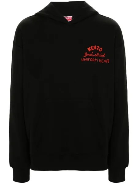 Kenzo футболка Drawn Varsity, черный