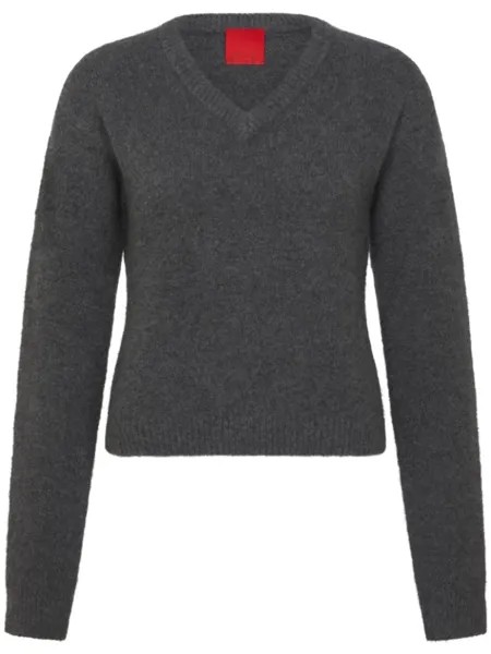 Cashmere In Love джемпер с V-образным вырезом, серый