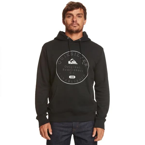 Худи Quiksilver Circle Trim Hood, черный