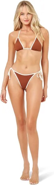 Купальный топ L*Space Aspen Top, цвет Coffee/Cream