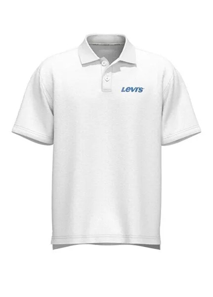 Однотонная белая мужская футболка-поло A9441-0003_GRAPHIC VINTAGE FIT POLO Levis, белый