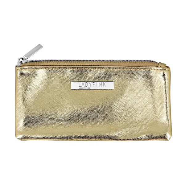 Косметичка женская LADY PINK 189400 золотистая