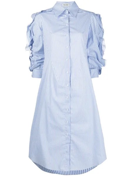 Balossa White Shirt полосатое платье-рубашка