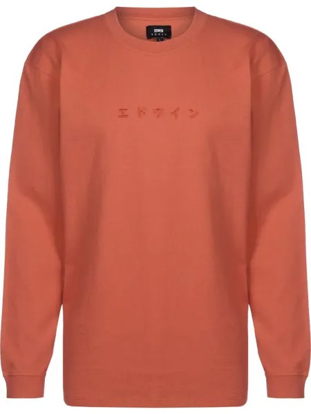 Лонгслив EDWIN, цвет burnished sunset washed