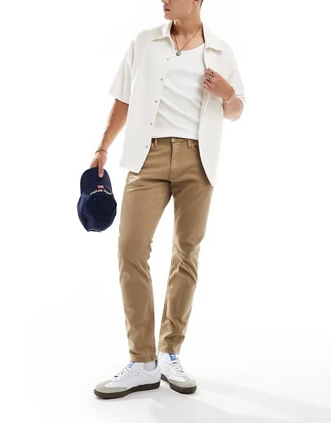 Polo Ralph Lauren – Sullivan – Джинсы узкого кроя светло-коричневого цвета цвета хаки