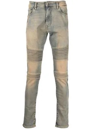 Represent джинсы с эффектом потертости