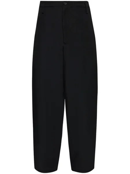 Yohji Yamamoto шерстяные брюки, черный