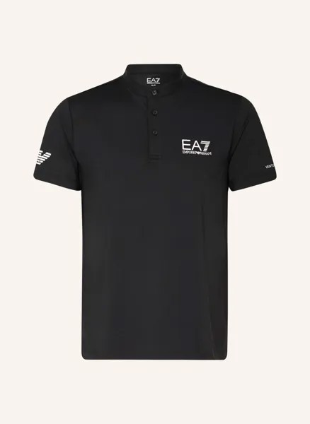 Рубашка поло EA7 EMPORIO ARMANI Funktions PJEMZ, черный