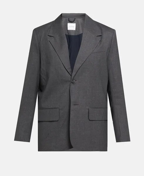 Шерстяной пиджак American Vintage, серый