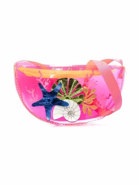 Billieblush transparent sea-appliqué belt bag