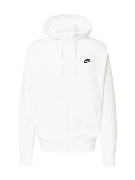 Худи на молнии Nike Sportswear CLUB FLEECE, белый