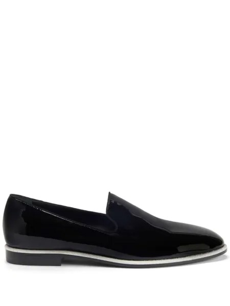 Giuseppe Zanotti лакированные лоферы Vilbert, черный