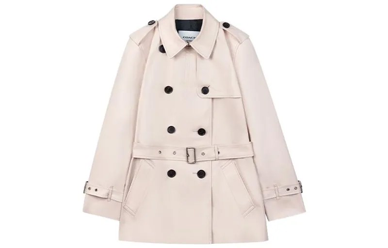 COACH Женское укороченное пальто, цвет Beige