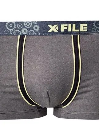 Трусы X-File, размер 5-XL, зеленый, хаки