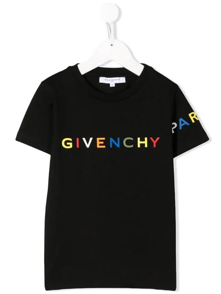 Givenchy Kids футболка с короткими рукавами и логотипом