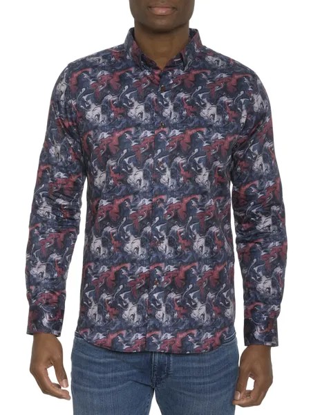 Рубашка Casella Swirling Smokeshow Robert Graham, разноцветный