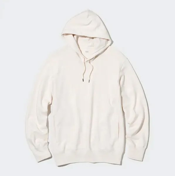 Толстовка Uniqlo Colour Block Sweat Hoodie, белый