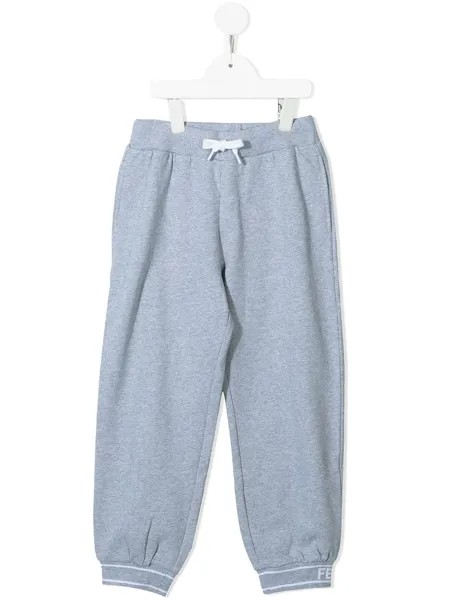 Fendi Kids спортивные брюки с кулиской