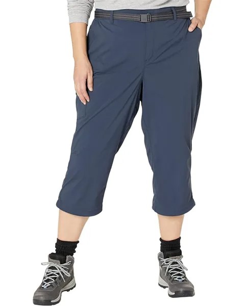Брюки L.L.Bean Plus Size Tropicwear Capri, цвет Carbon Navy