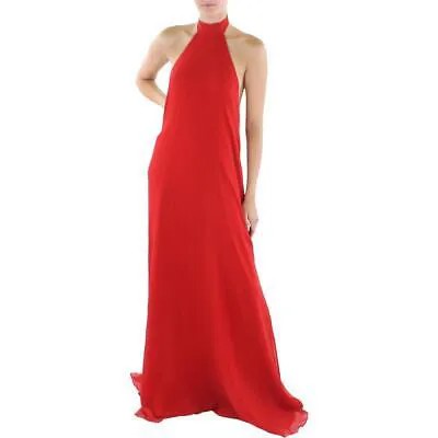 Женское вечернее платье макси с открытой спиной Halston Lizza BHFO 5684