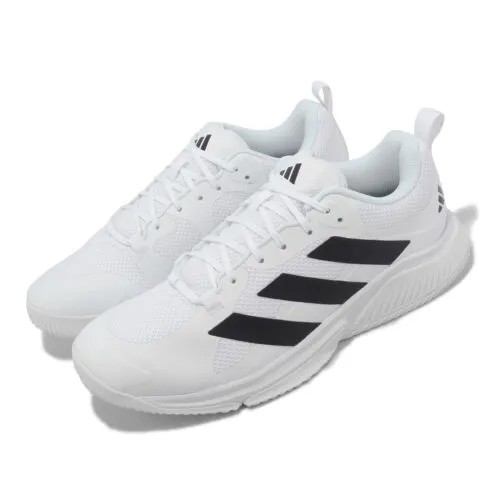 Adidas Court Team Bounce 2.0 M Cloud White Core Черные мужские кроссовки Cross Training HR1239