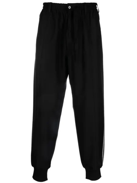 Y-3 зауженные спортивные брюки с кулиской, черный