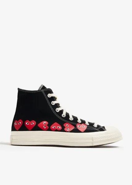 Кроссовки Comme Des Garçons PLAY X Converse Multi Heart, черный