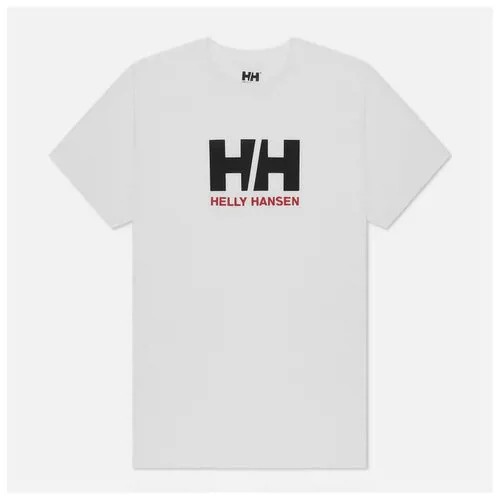 Футболка Helly Hansen, прямой силуэт, круглый вырез, однотонная, размер L, синий