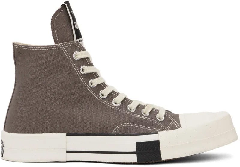 Серые кроссовки Converse Edition TURBODRK Chuck 70 Rick Owens DRKSHDW