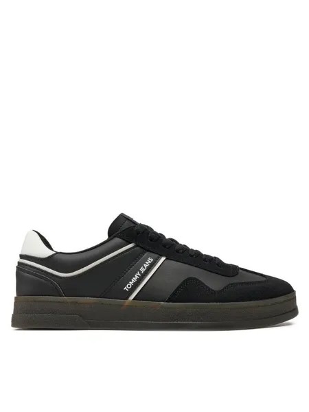 Кроссовки Tommy Jeans Leather Retro Cupsole EM0EM01414 Negro, черный
