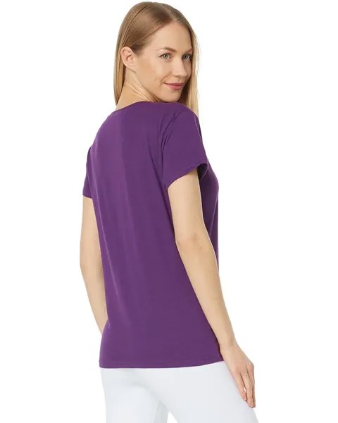 Рубашка U.S. POLO ASSN. Stitch Crew Neck Graphic Tee Shirt, цвет Kingston Purple