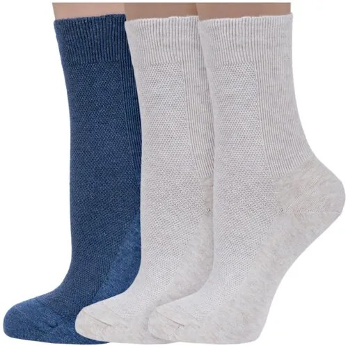 Носки Dr. Feet, 3 пары, размер 23, мультиколор