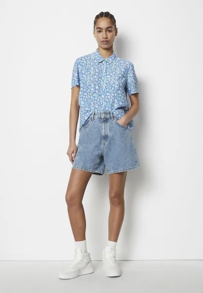Рубашка-блузка AUS BEDRUCKTEM Marc O'Polo DENIM, синий
