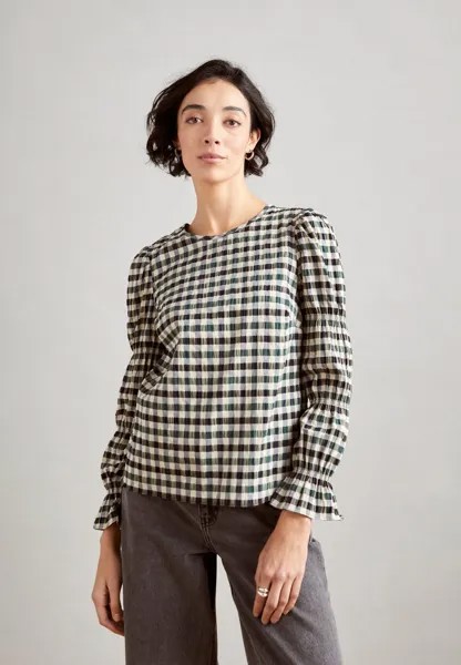 Блузка Marks & Spencer, темно-зеленый