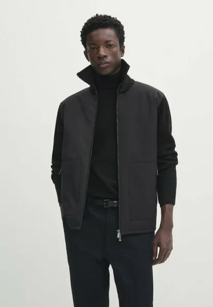 Кардиган Massimo Dutti, черный
