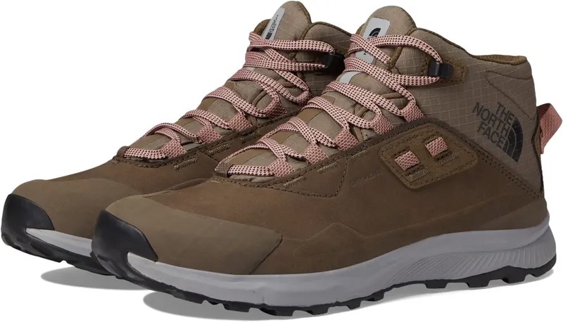 Ботинки The North Face Cragstone Leather Mid WP, цвет Bipartisan Brown/Meld Grey