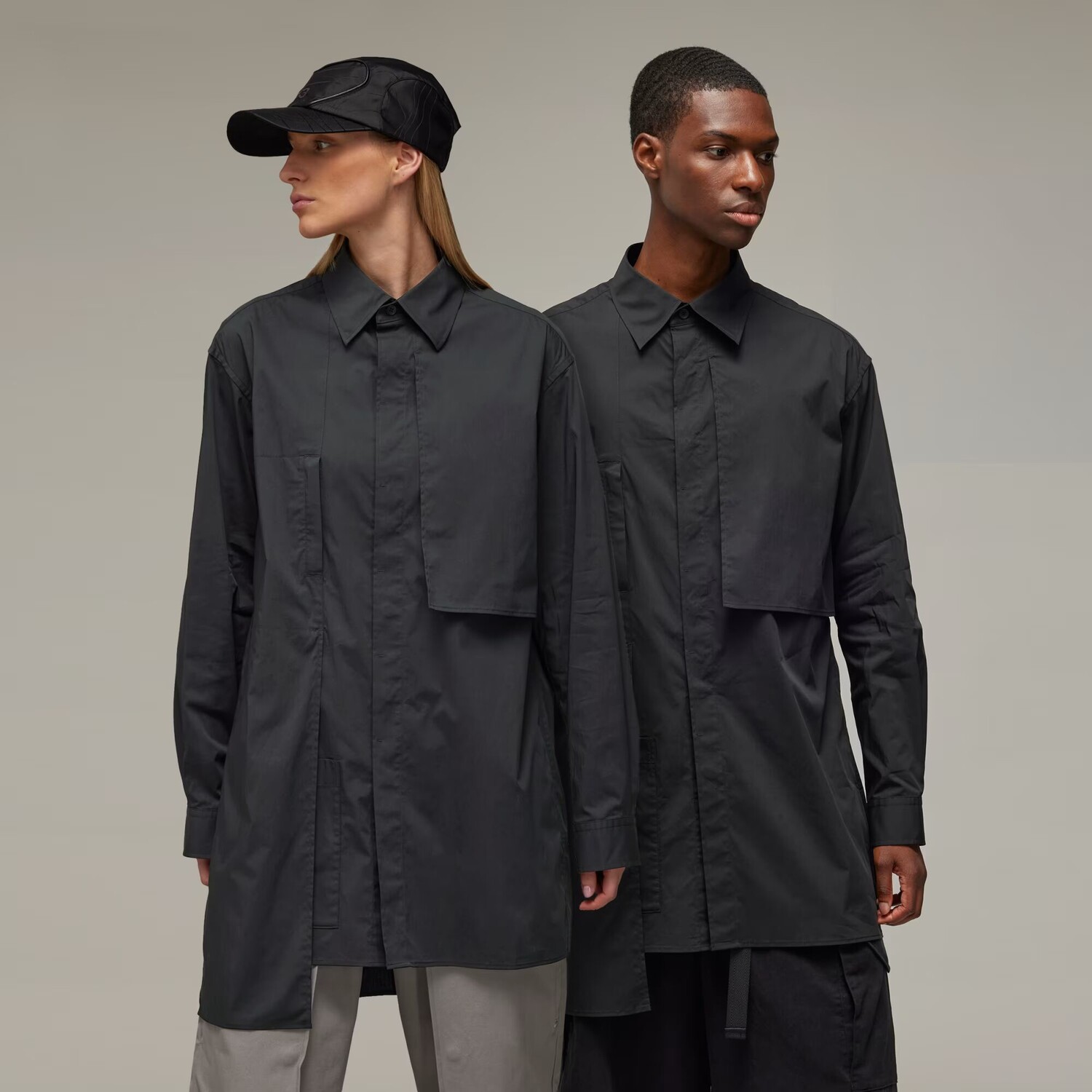 Спортивная хлопковая рубашка Y-3 Adidas