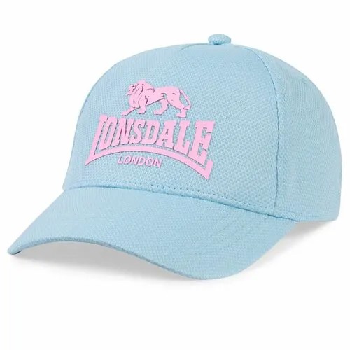 Бейсболка LONSDALE Кепка Lonsdale Beckbury Pastel Blue Pink, размер 56-59, голубой, розовый