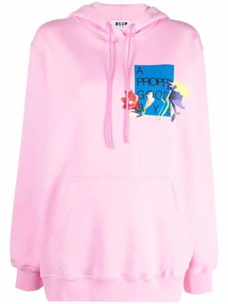 MSGM худи с надписью