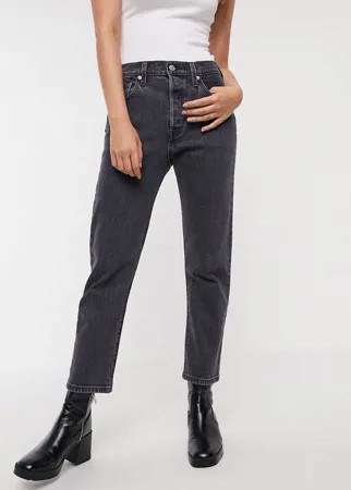 Черные джинсы до щиколотки Levi's 501-Черный