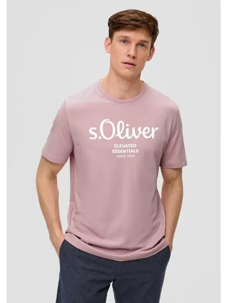 Футболка s.Oliver, розовый