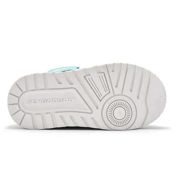 Кроссовки SENGUOGUO Skateboarding Shoes Unisex Low-top Light Blue, голубой