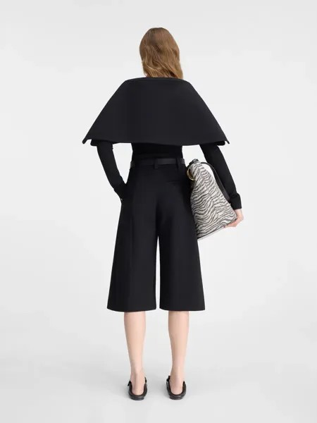 Плиссированные шорты-бермуды Амальфи Jacquemus, черный