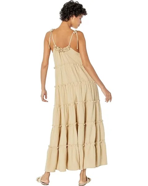 Платье Charlie Holiday Senorita Maxi Dress, естественный