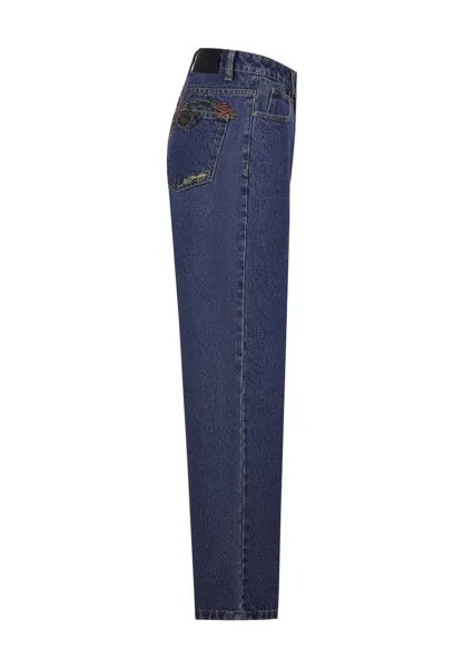 Тканевые брюки Ed Hardy, синий деним