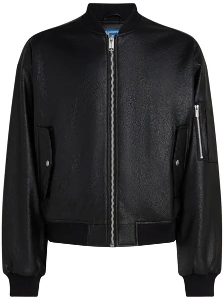 Karl Lagerfeld Jeans бомбер на молнии, черный