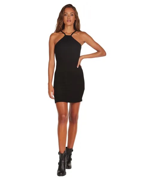 Платье Michael Lauren, Ward Halter Neck Dress with Adjustable Straps