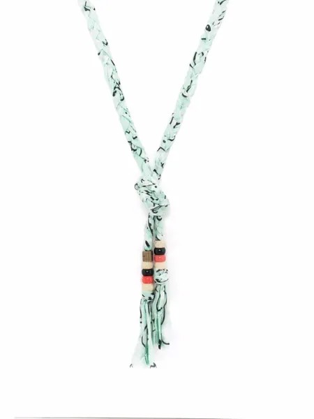 Alanui woven tassel rope necklace