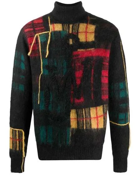 JW Anderson джемпер в технике пэчворк